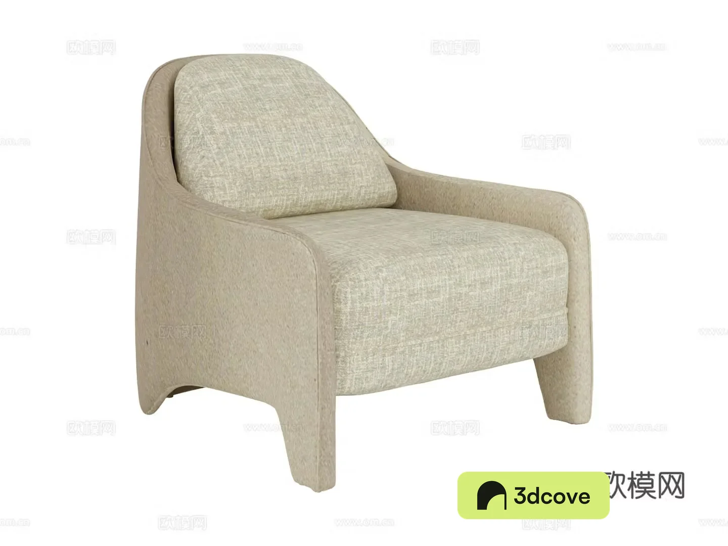 longhi – 3d model of leisure chair