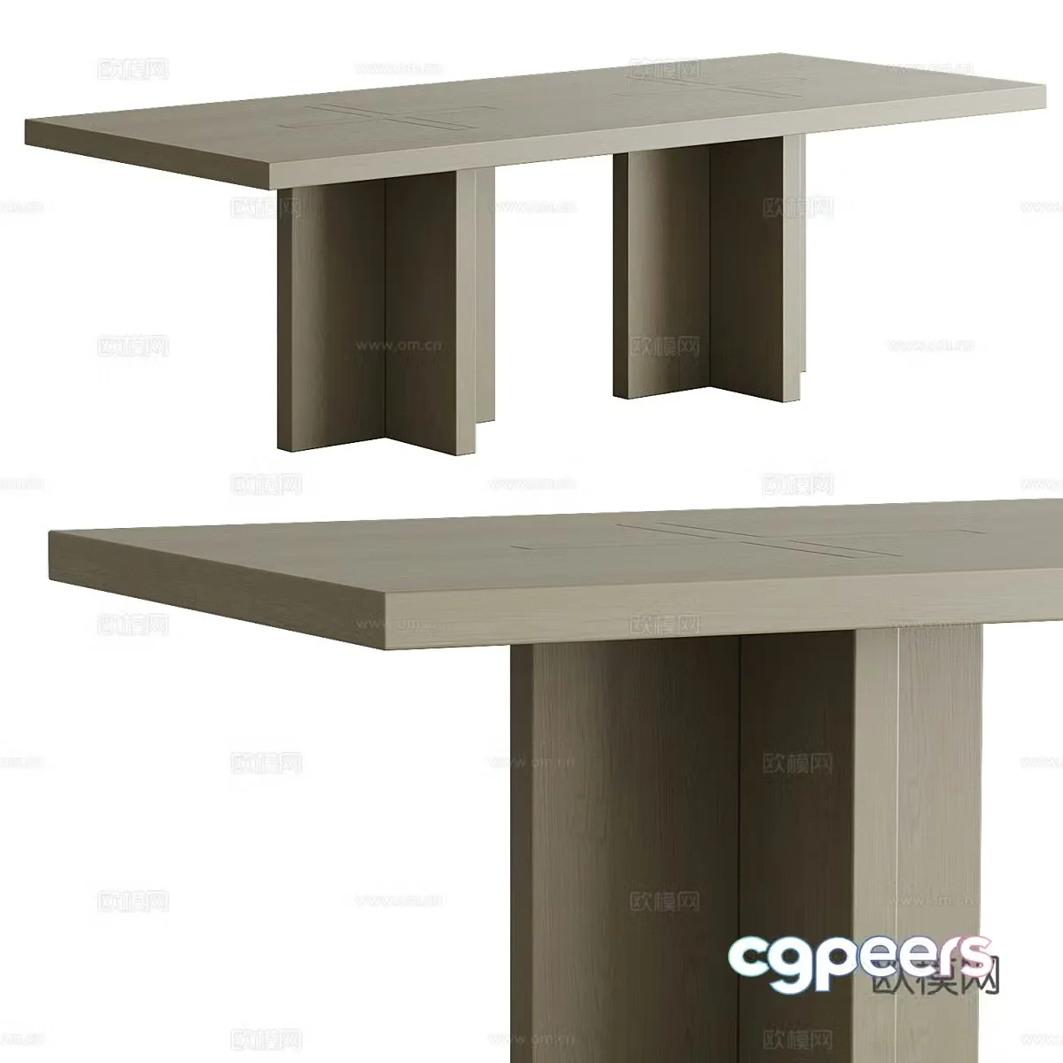 3d model of office desk