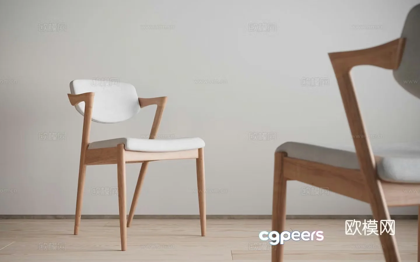 N42 single chair dining chair 3d model