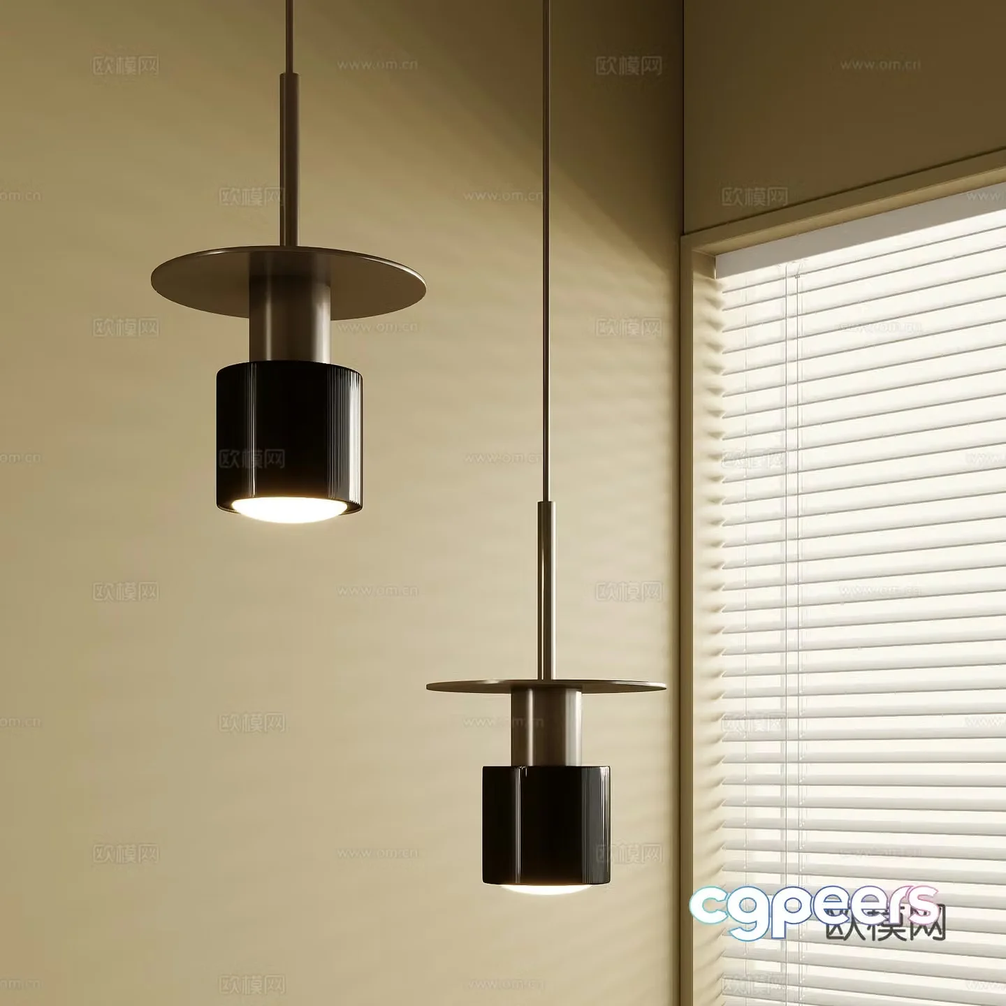 French chandeliers 3d model