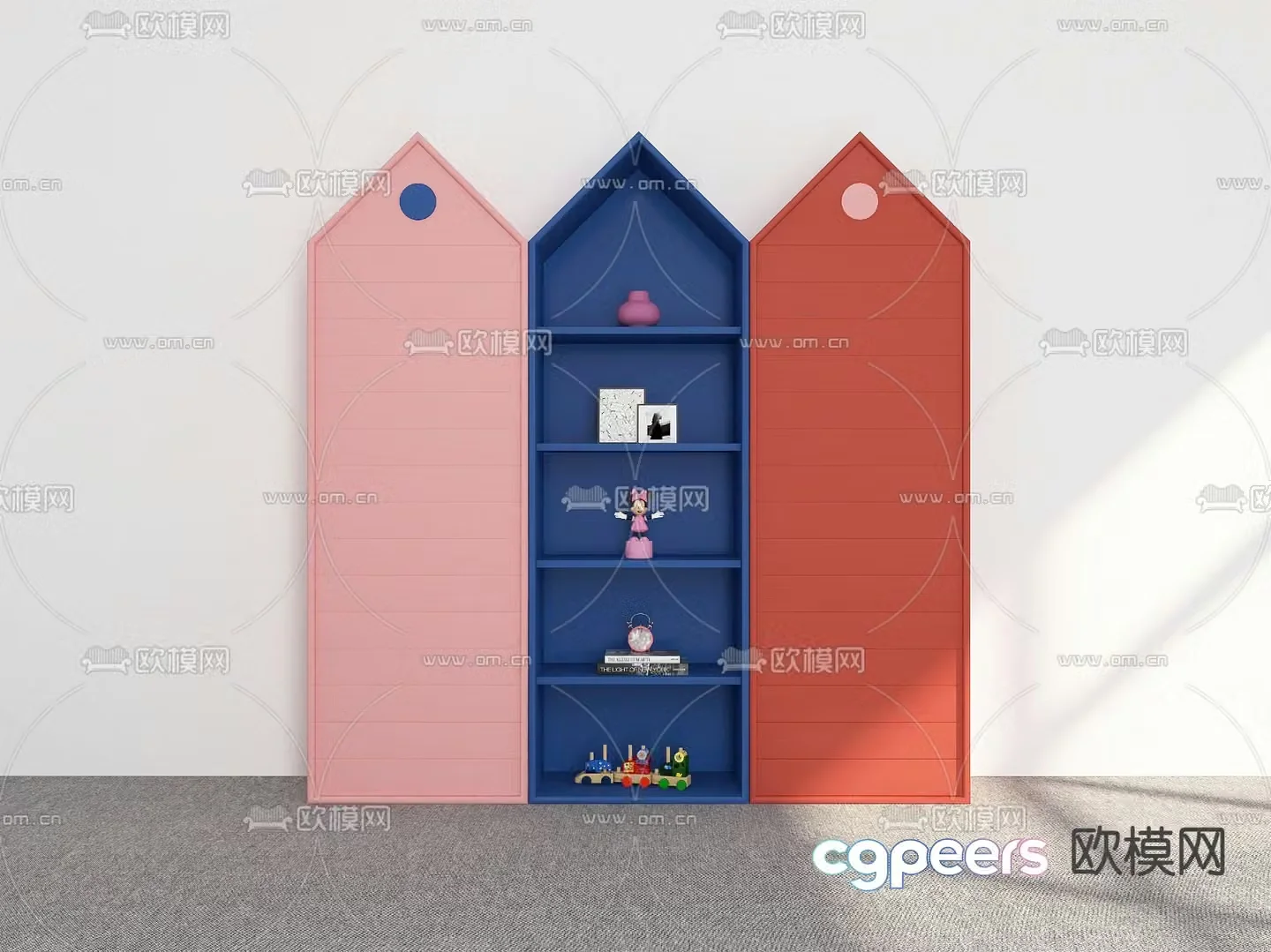 Children’s cabinet toy cabinet 3d model