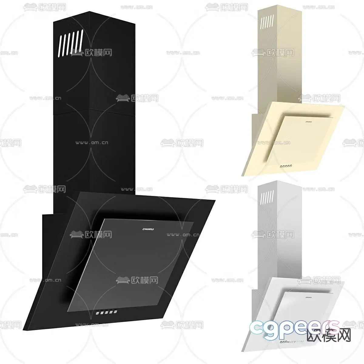 Range hood 3d model