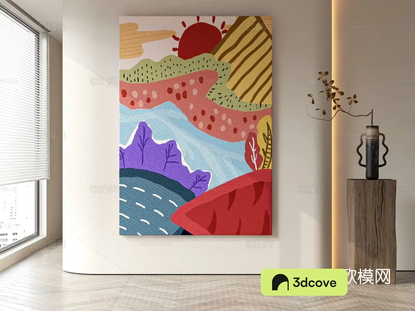 Modern style decorative painting