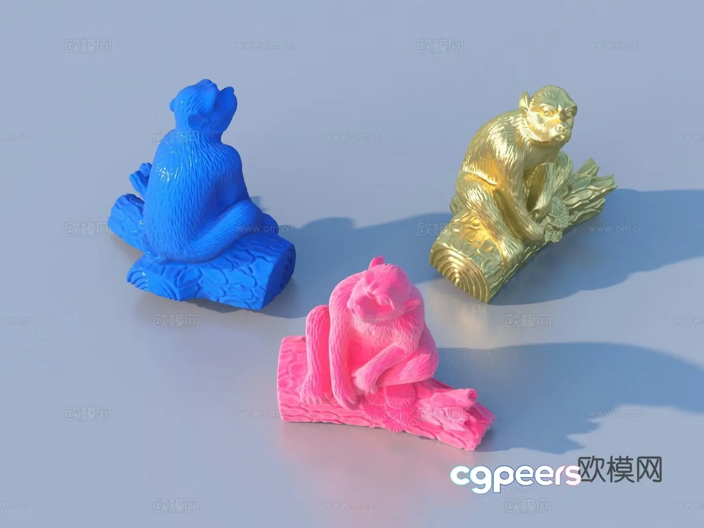 Sculpture Animal Ornaments Sketch 3D Model