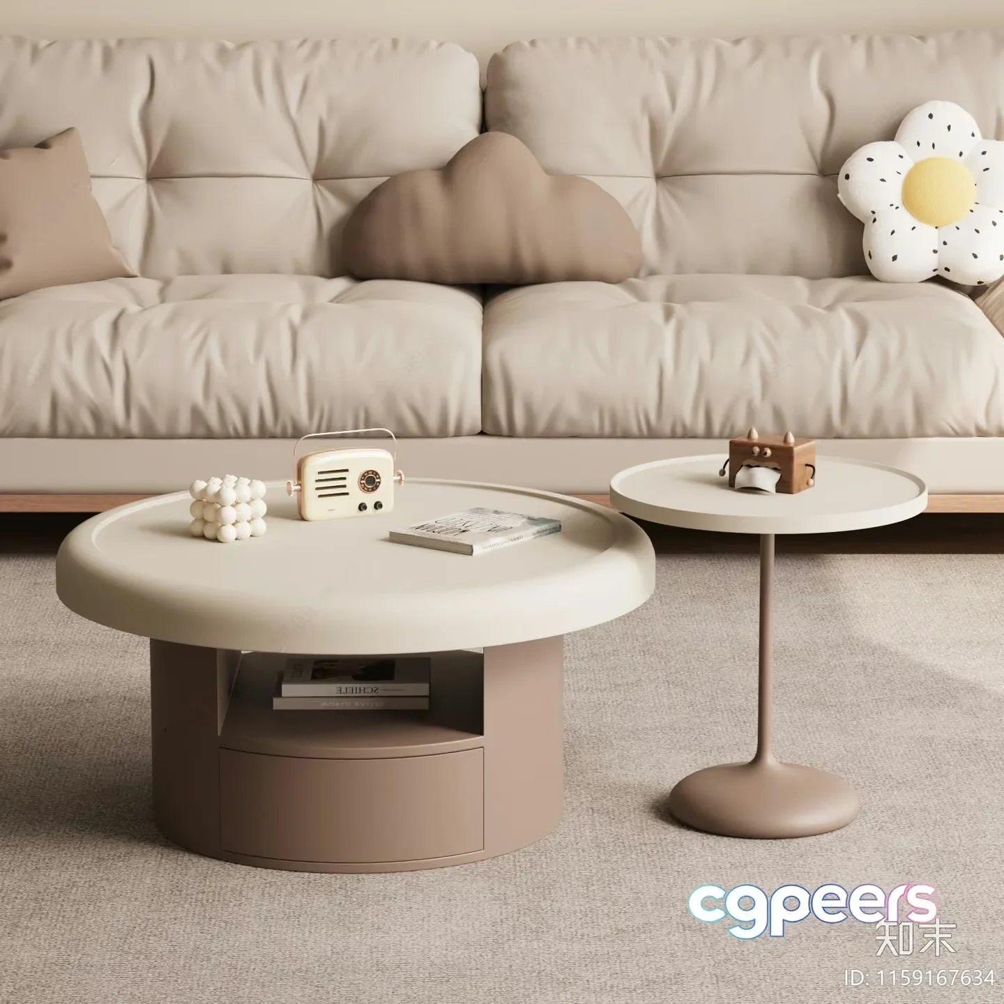 Cozy Living Room 3D Model – 11199 – VRAY Render