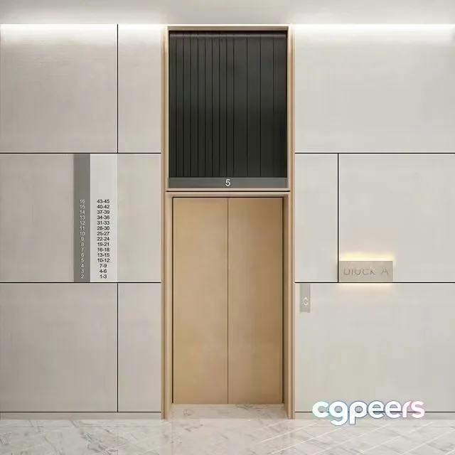 3ds Max Free – Wall panel elevator