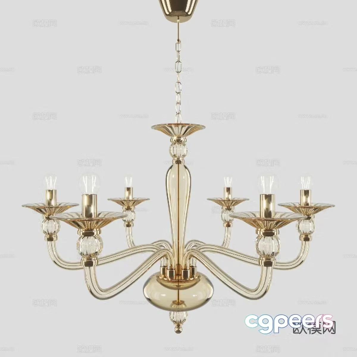 Light luxury chandeliers acrylic chandeliers living room chandeliers bedroom chandeliers restaurant chandeliers bar chandeliers 3D model