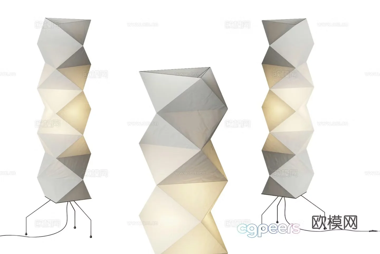 Nordic simple floor lamp Floor lamp Simple floor lamp Lamp 3D model