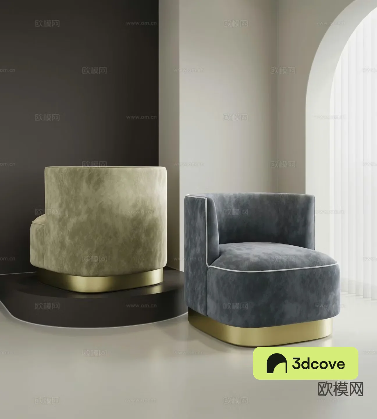 Light luxury leisure chair dining chair