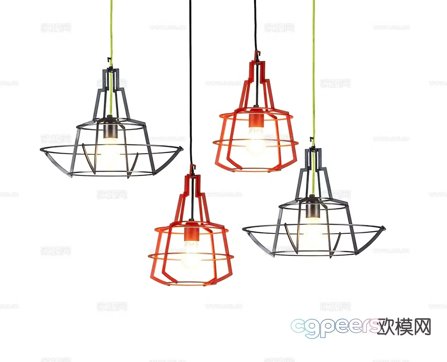 Creative chandelier art chandelier 3d model