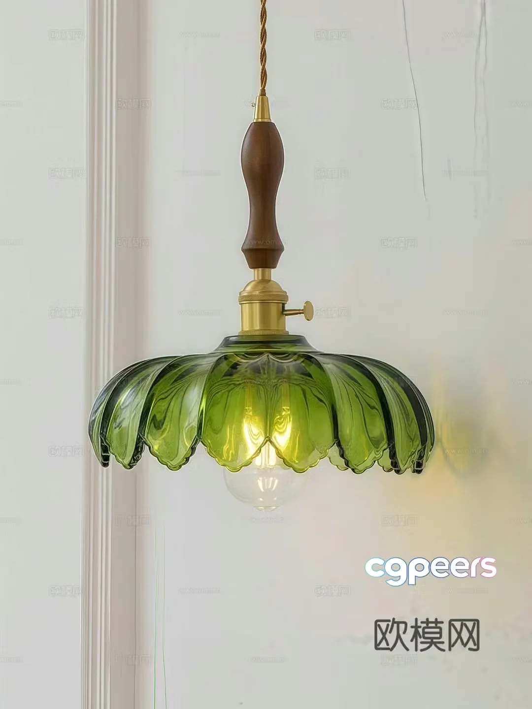 Middle-aged chandeliers Restaurant chandeliers Bar chandeliers Bedside chandeliers 3D model