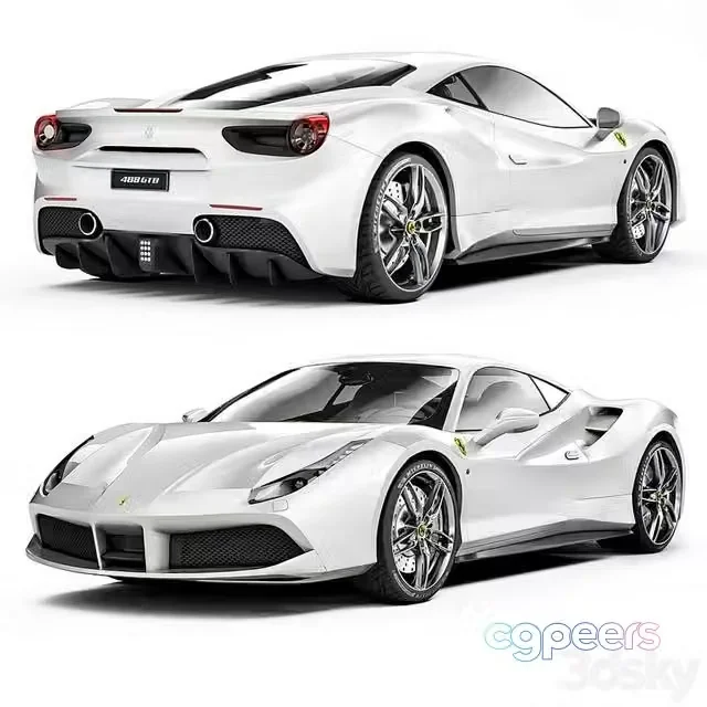 3ds Max Free – Ferrari 488 GTB 2016