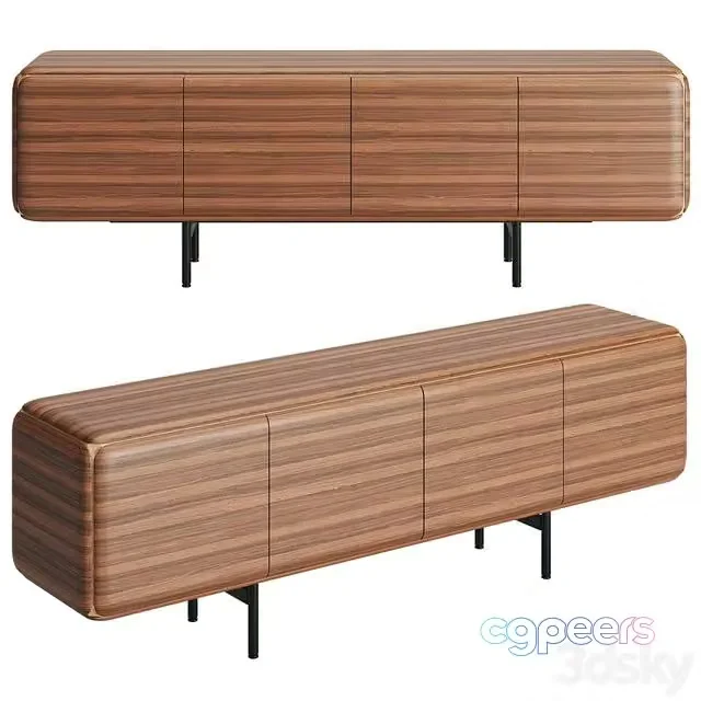3ds Max Free – Porada Pebble Sideboard