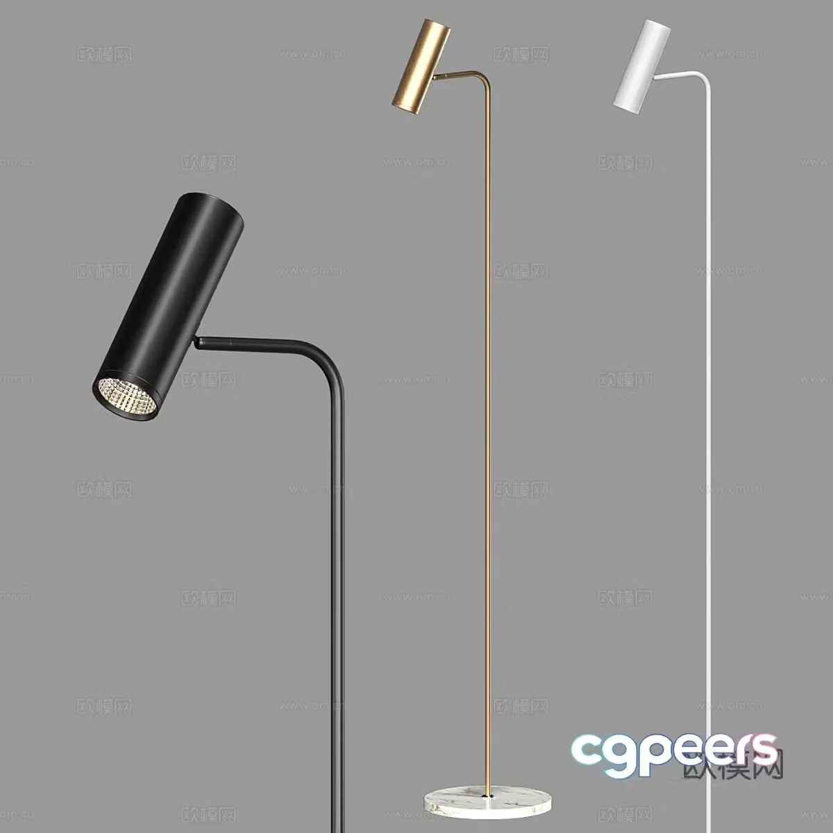 Modern simple floor lamp Floor lamp Simple floor lamp Light luxury floor lamp 3D model