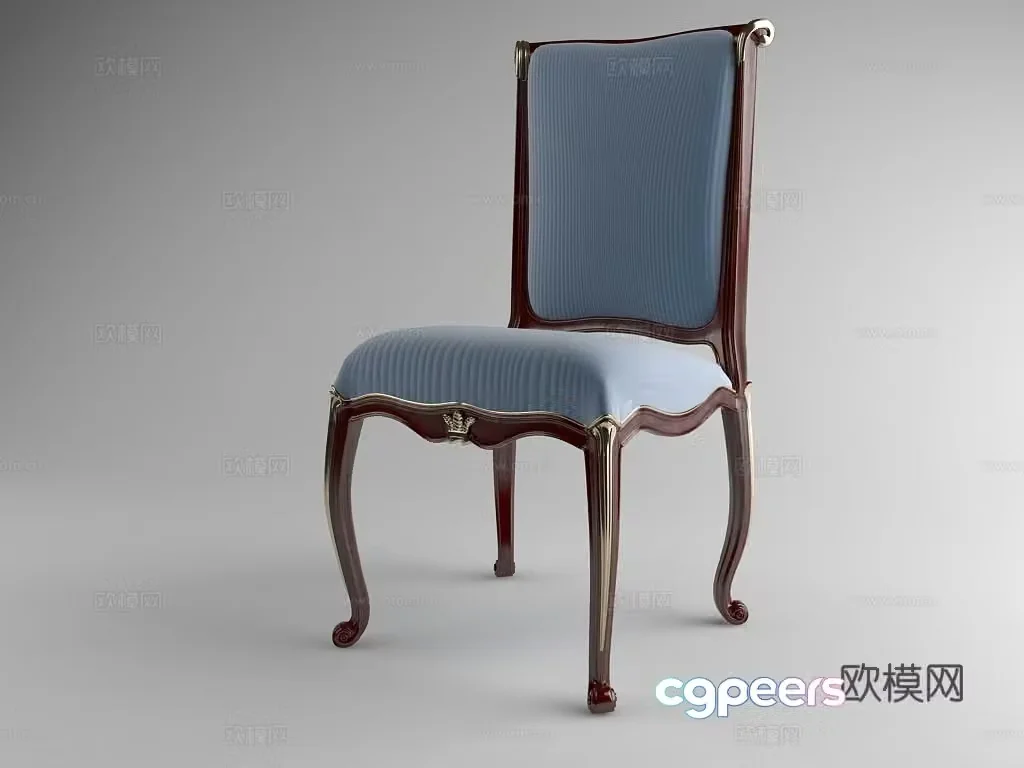 Dining chair Single chair 3d model