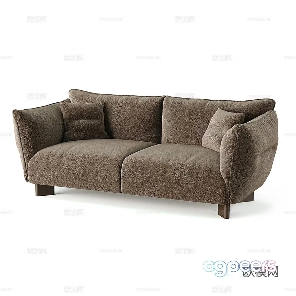 Modern love sofa 3d model