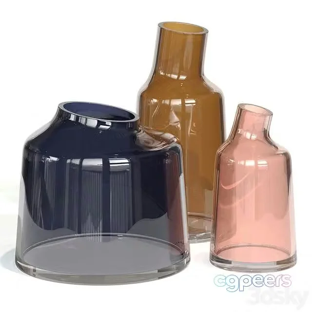 3ds Max Free – Blu Dot Variant Glass Vases