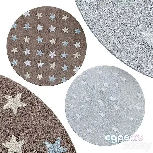 3ds Max Free – Circle rugs No. 029