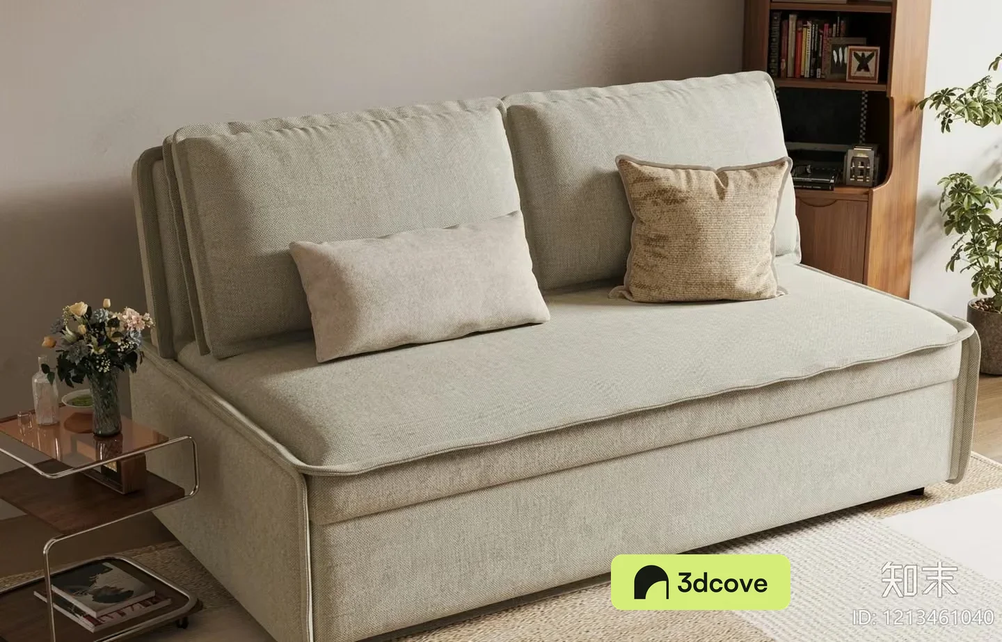 Modern Light Grey Sofa