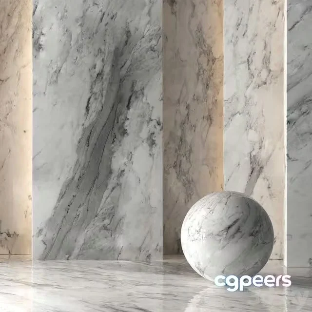 3ds Max Free – Light Marble Material 4K (Seamless – Tileable) No 13