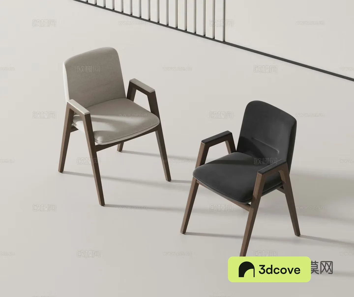 Modern single chair dining chair