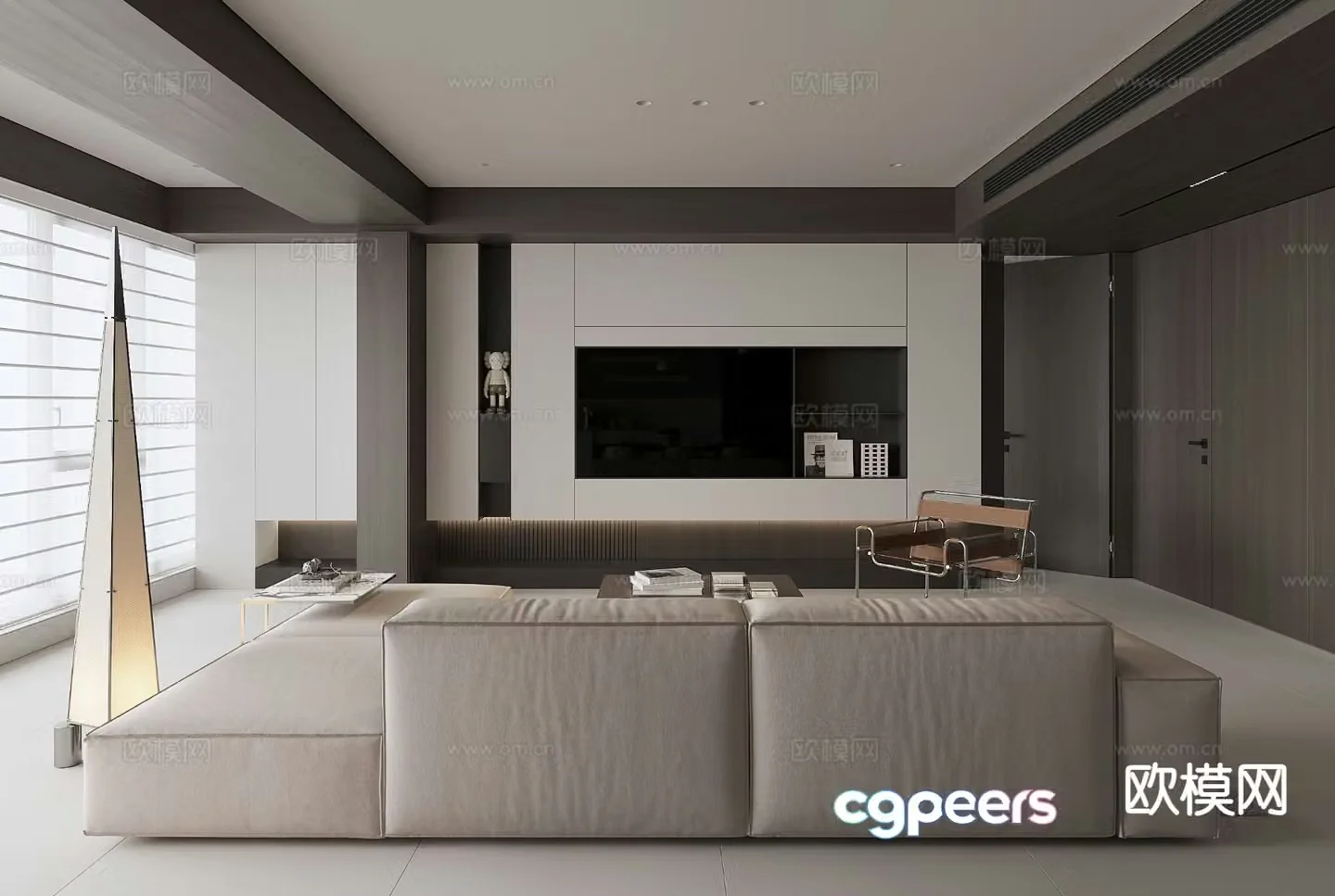 Italian living room 3d model