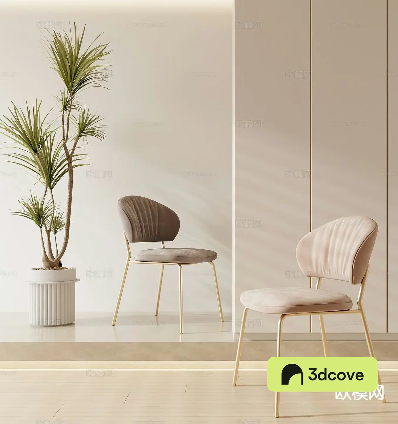 French dining chair single chair