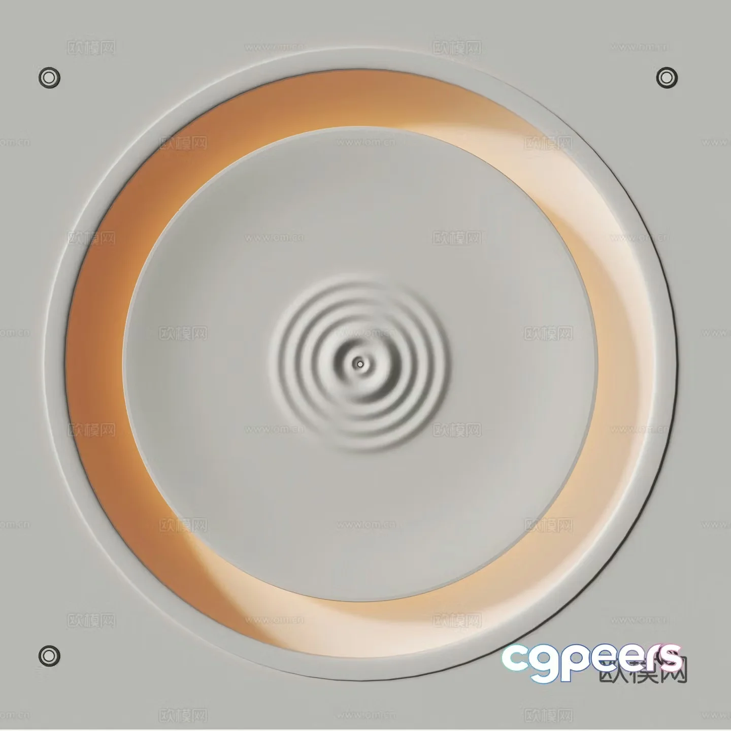 Modern ceiling 3d model
