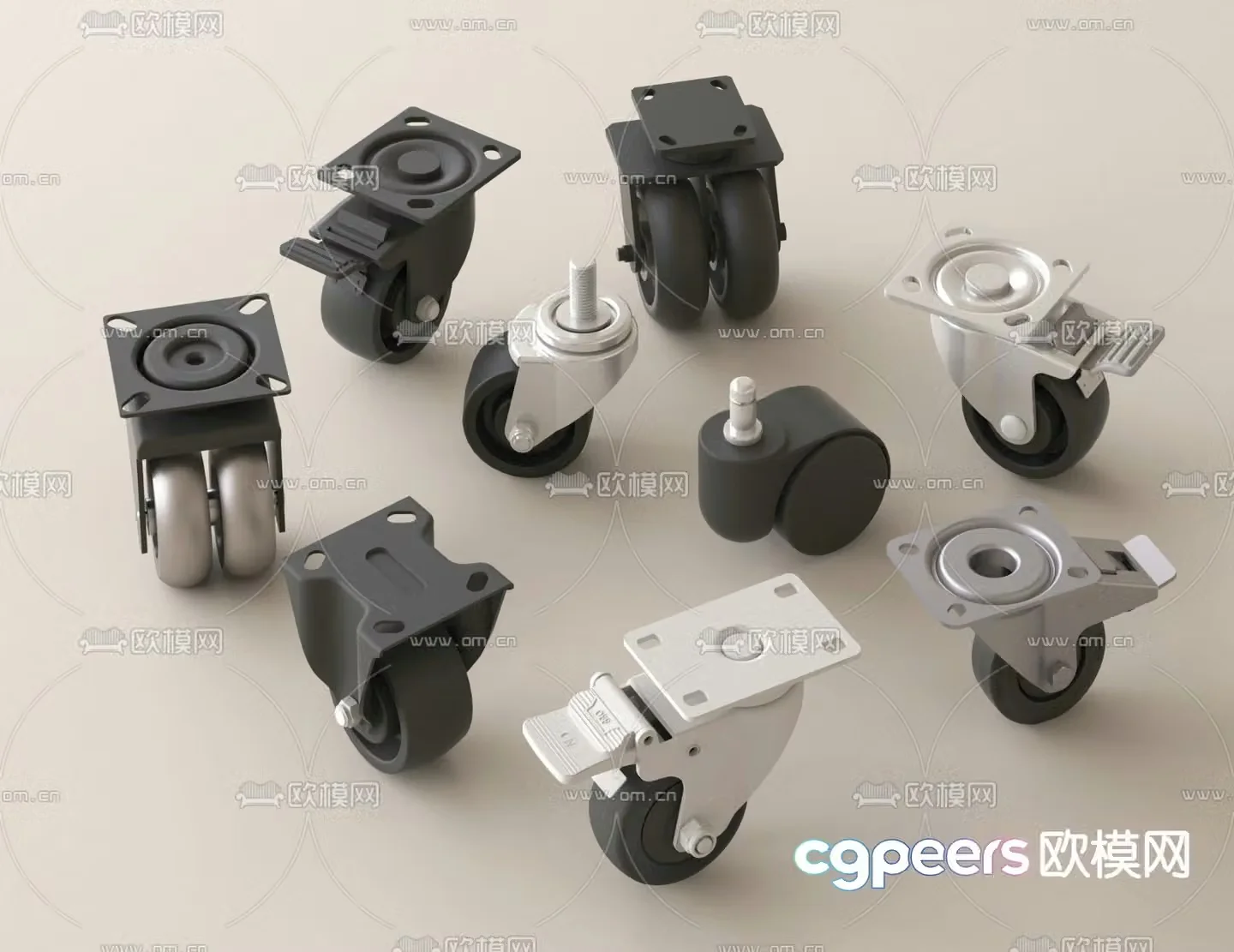 Pullwheel pulley wheel 3d model