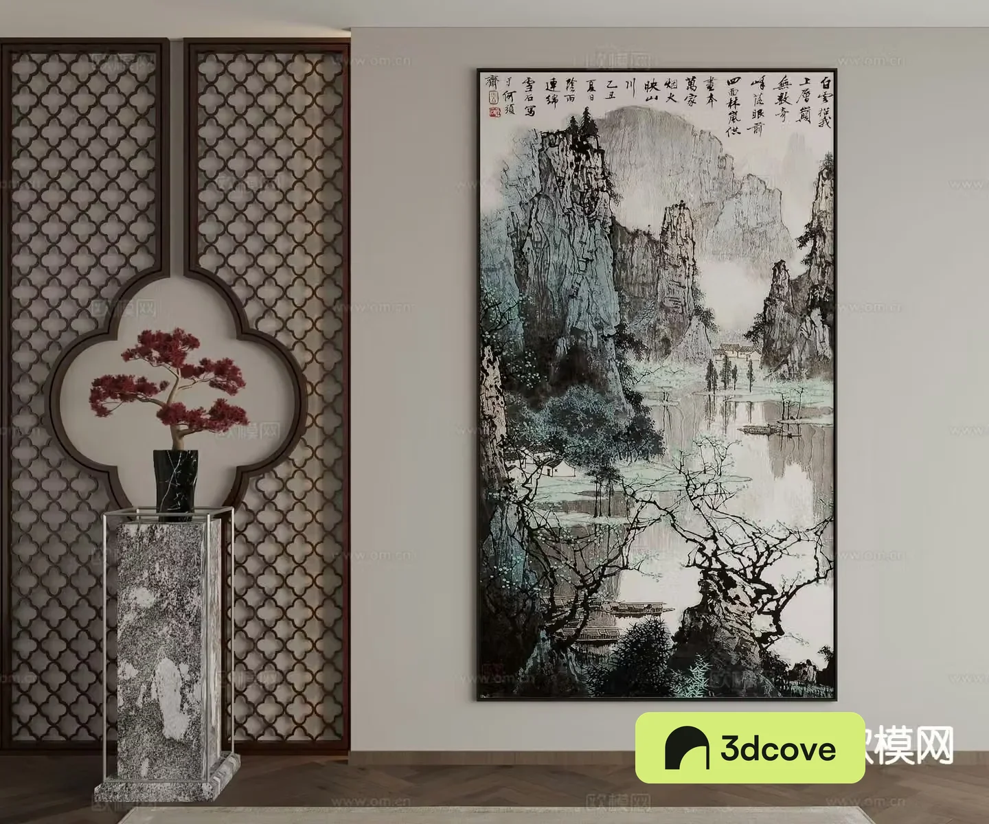 New Chinese style decorative painting landscape painting hanging painting