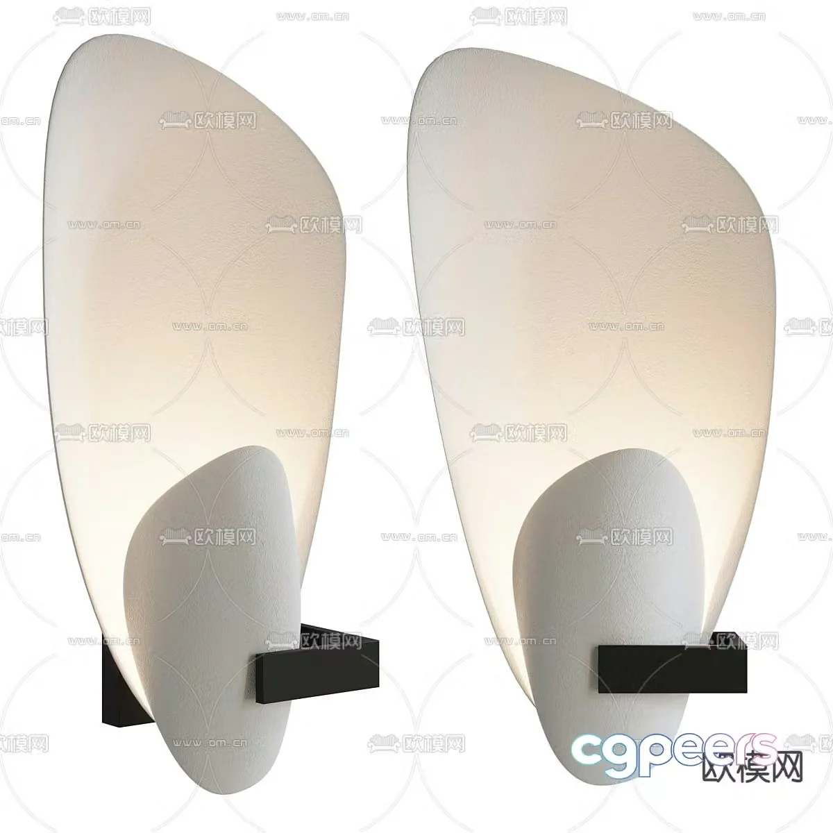 Creative wall lamp 3d model