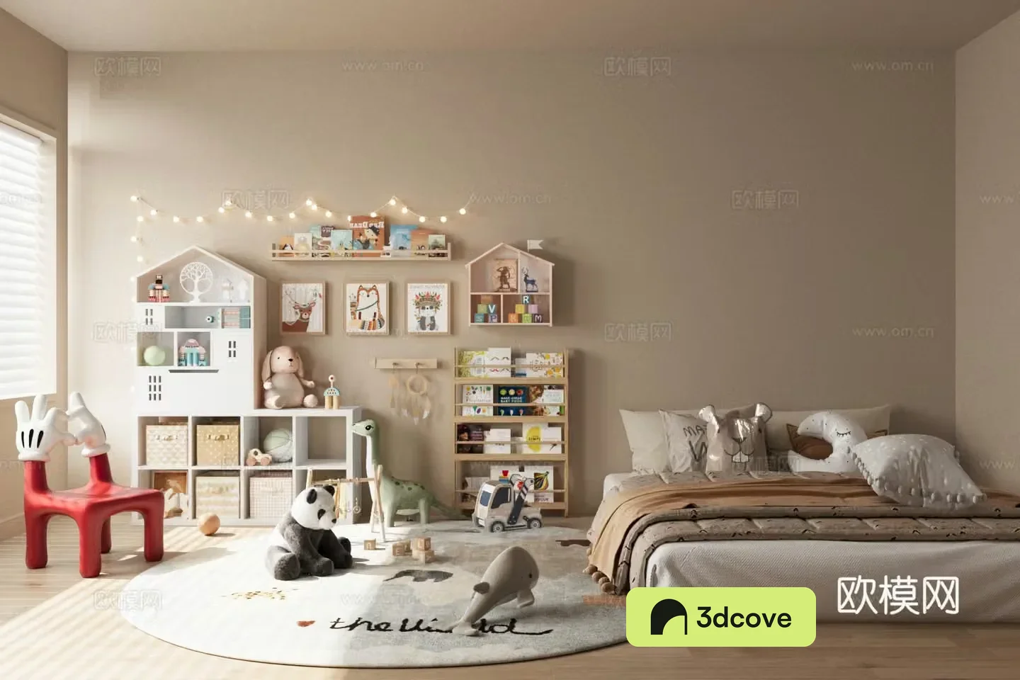 Modern children’s entertainment room Children’s room Toy room
