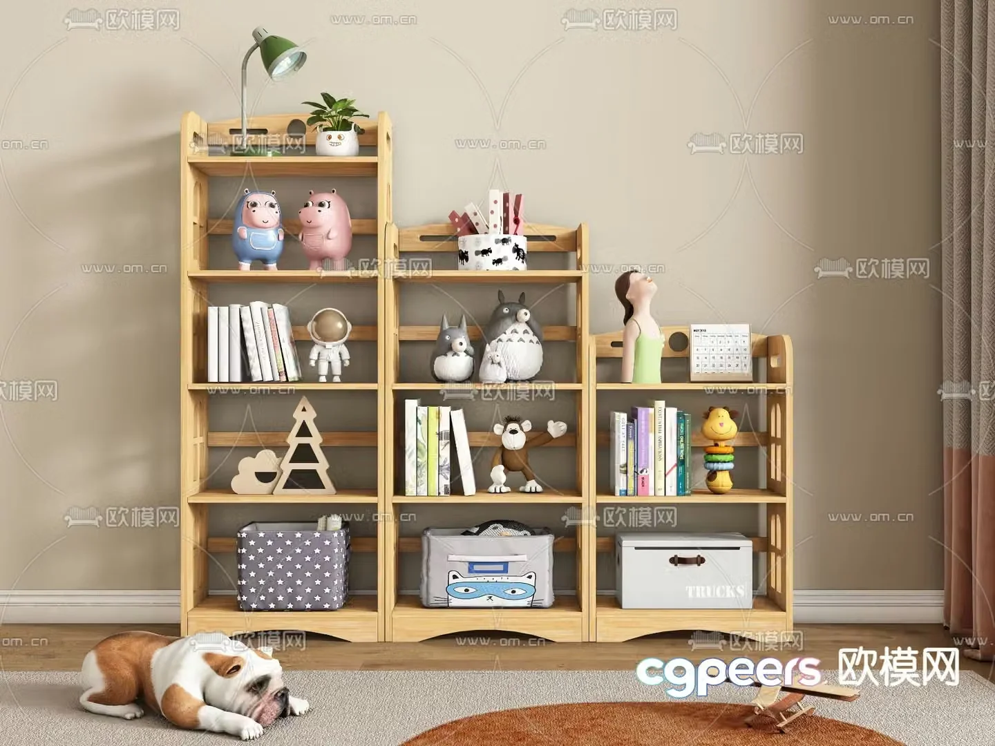Children’s cabinet toy cabinet 3d model