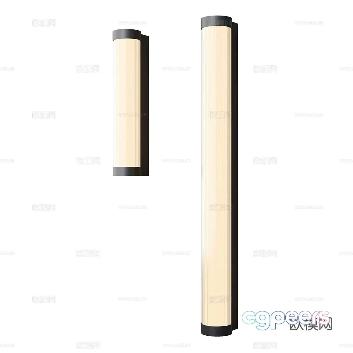 Modern Cylindrical Light Fixtures 3D Model – 6483 – VRAY Render