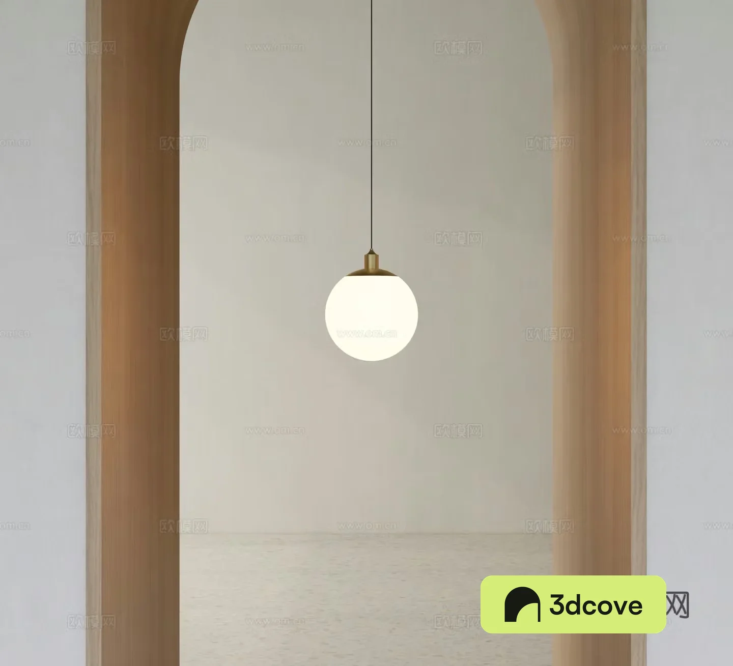 Modern ball chandelier bedside small chandelier