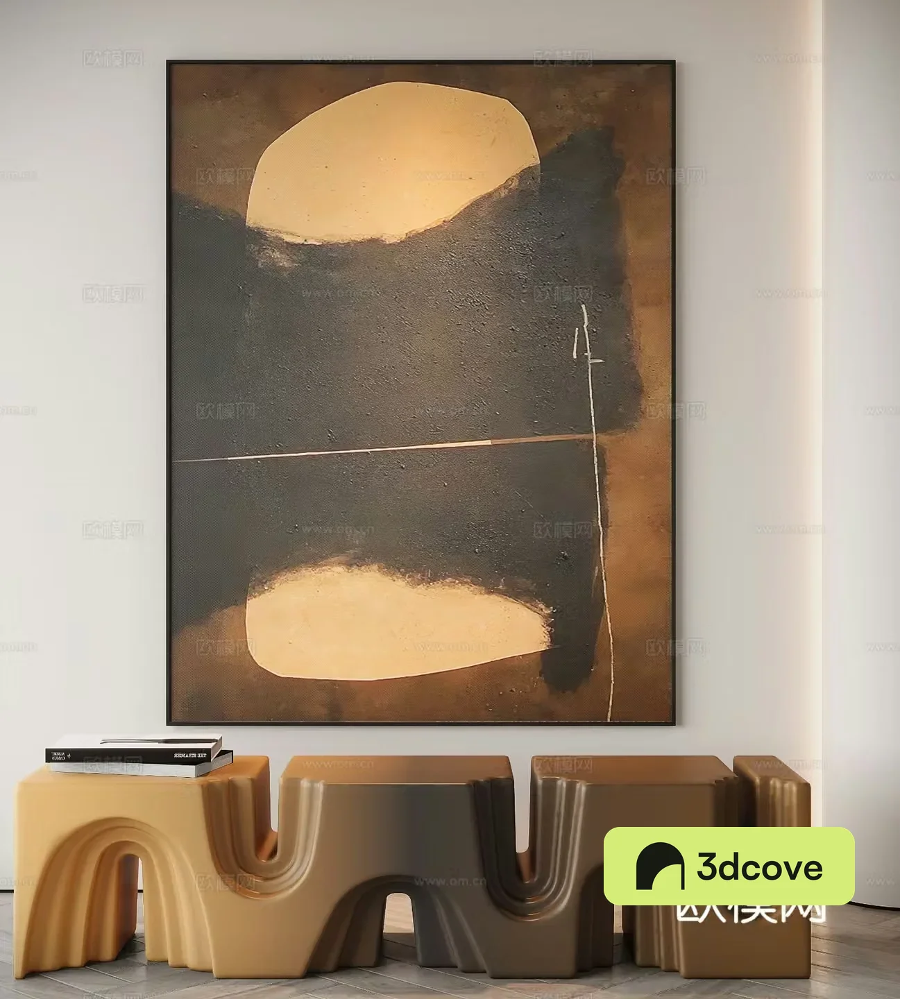 Modern texture painting decorative painting