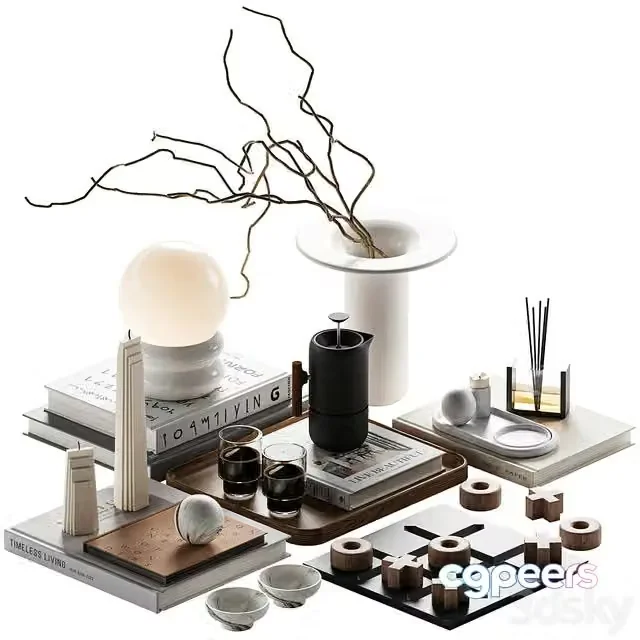 3ds Max Free – Decorative Set 082
