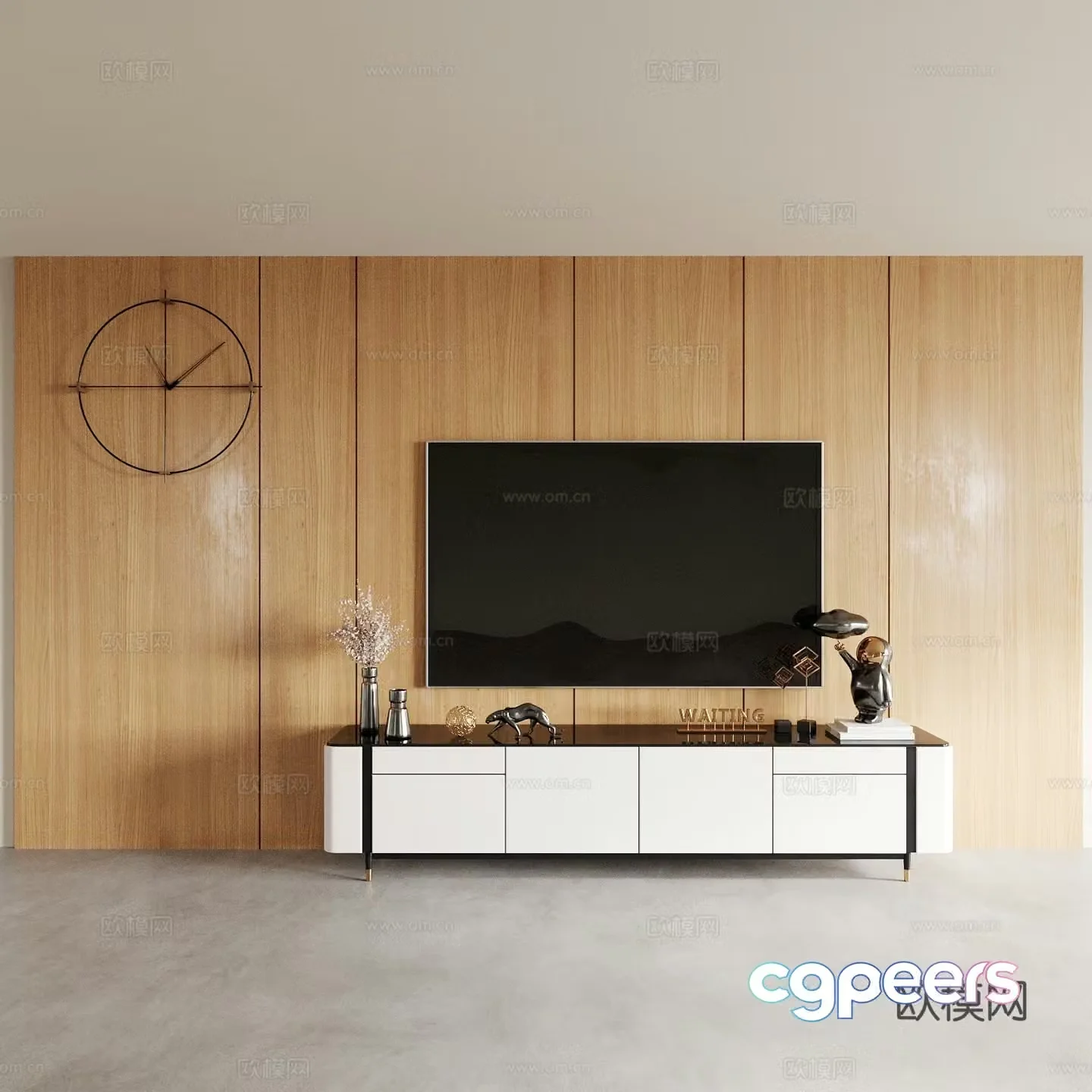 Modern TV cabinet 3d model