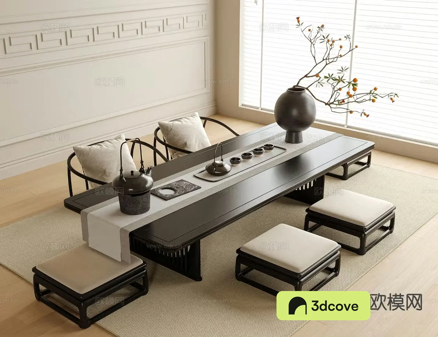 New Chinese Tatami Tea Table