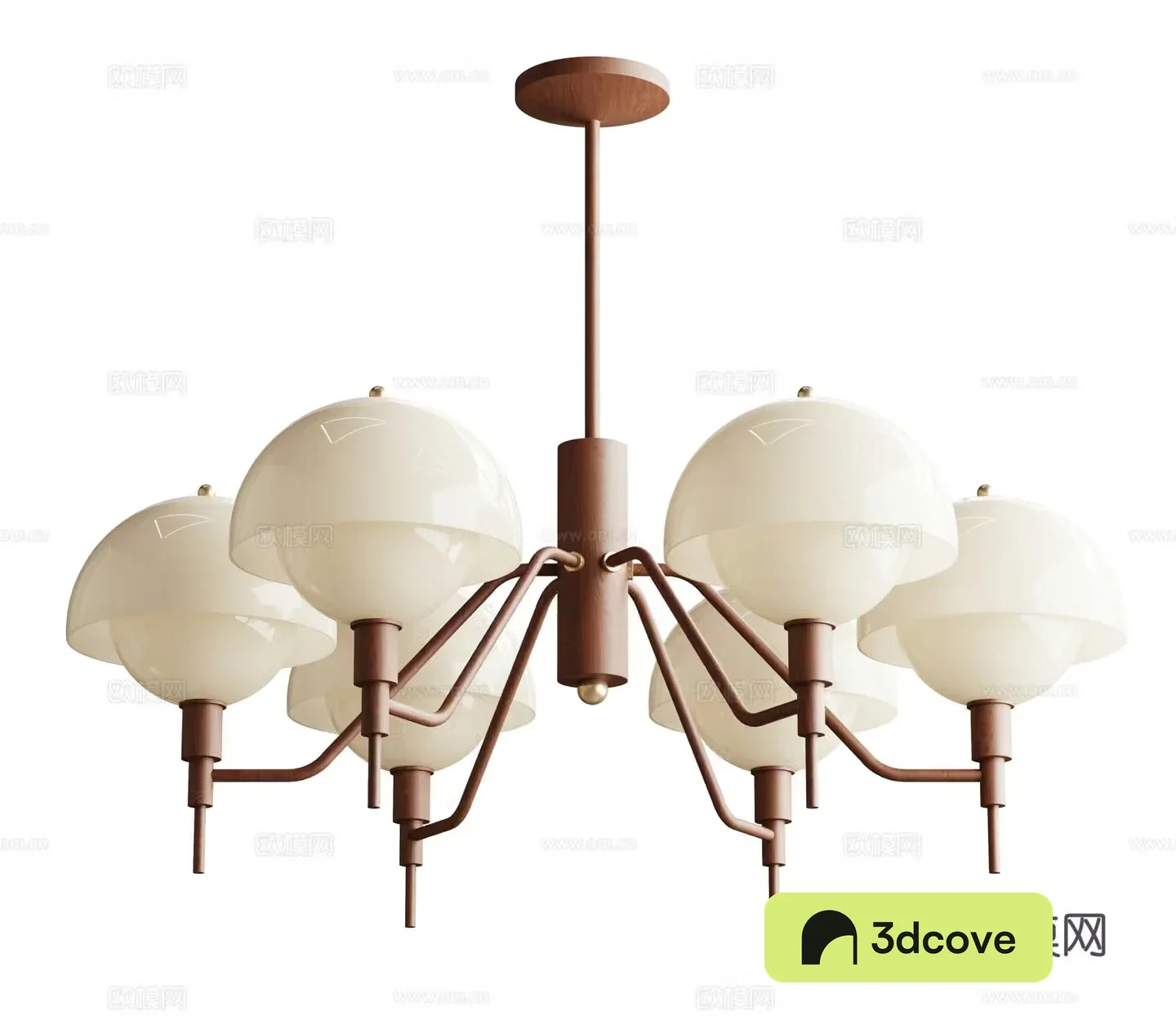 Middle -aged wind chandelier