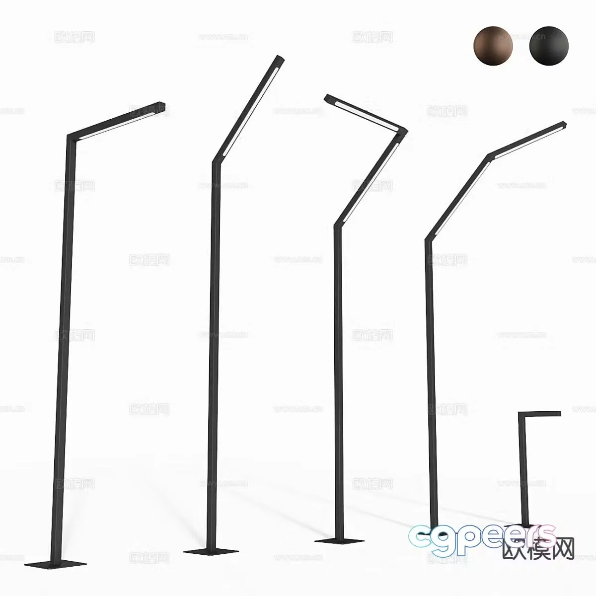 Modern floor lamp 3d model
