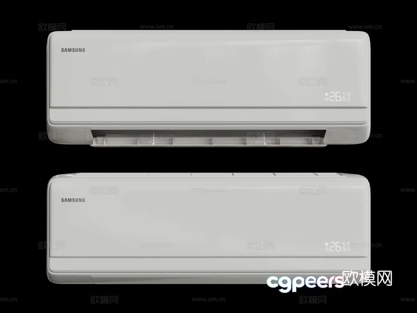 Modern air conditioner wall-mounted air conditioner indoor air conditioner 3D model