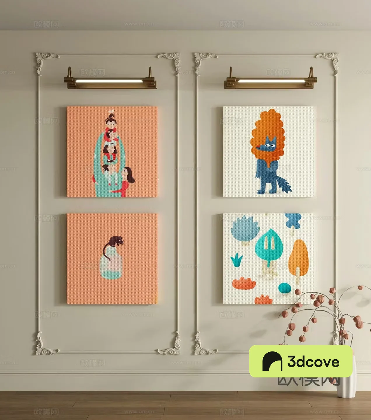 Dopamine decorative painting