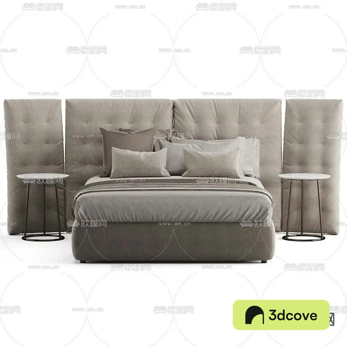 Flou Angle double bed