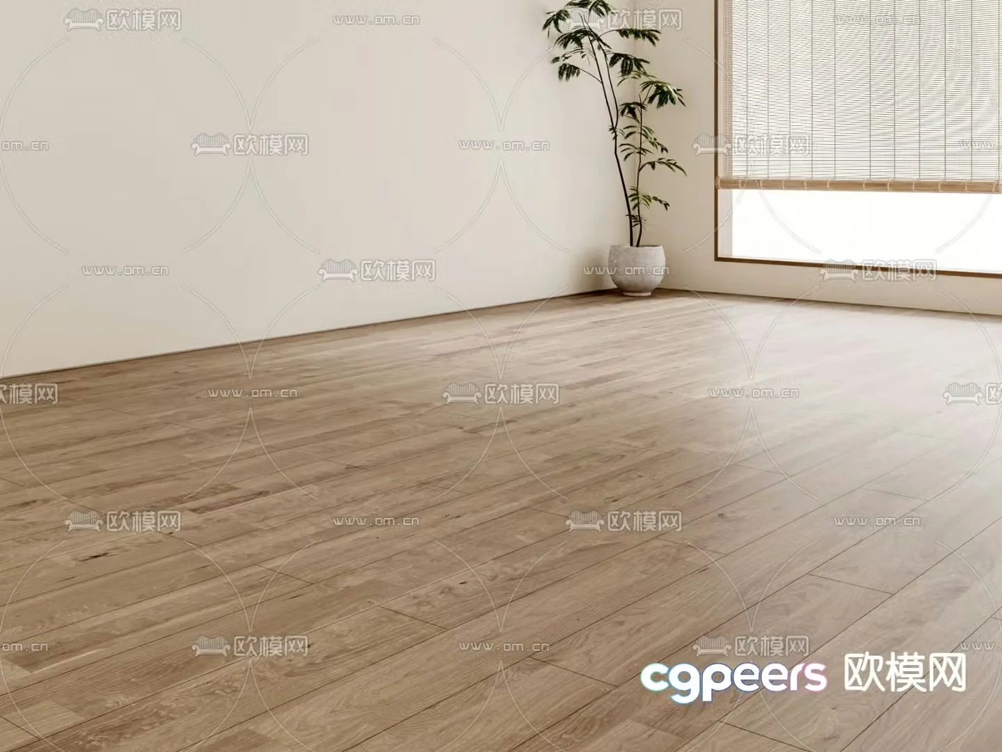 Wooden floor light floor 3d model