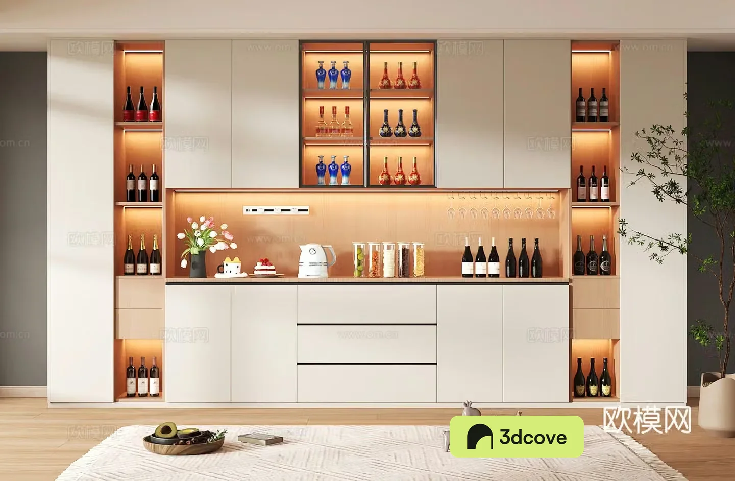 Wine cabinet design Wine cabinet red wine cabinet bar wine cabinet partition wine cabinet