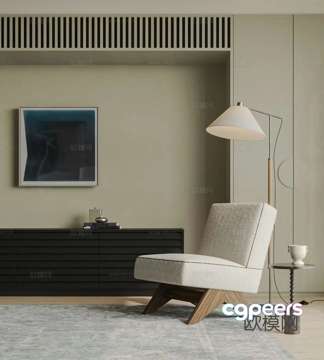 CASSINA Lambsage Lust Cabin 3D Model