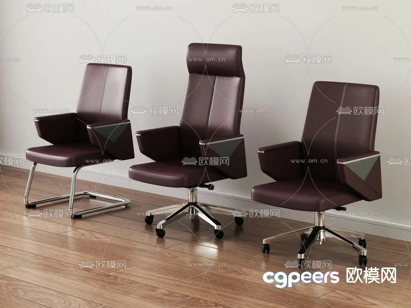 Office chair executive chair boss chair 3d model