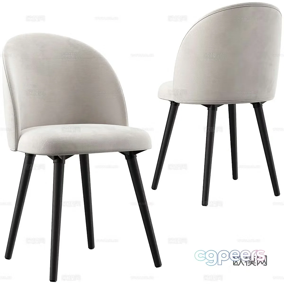 Single chair 3d model