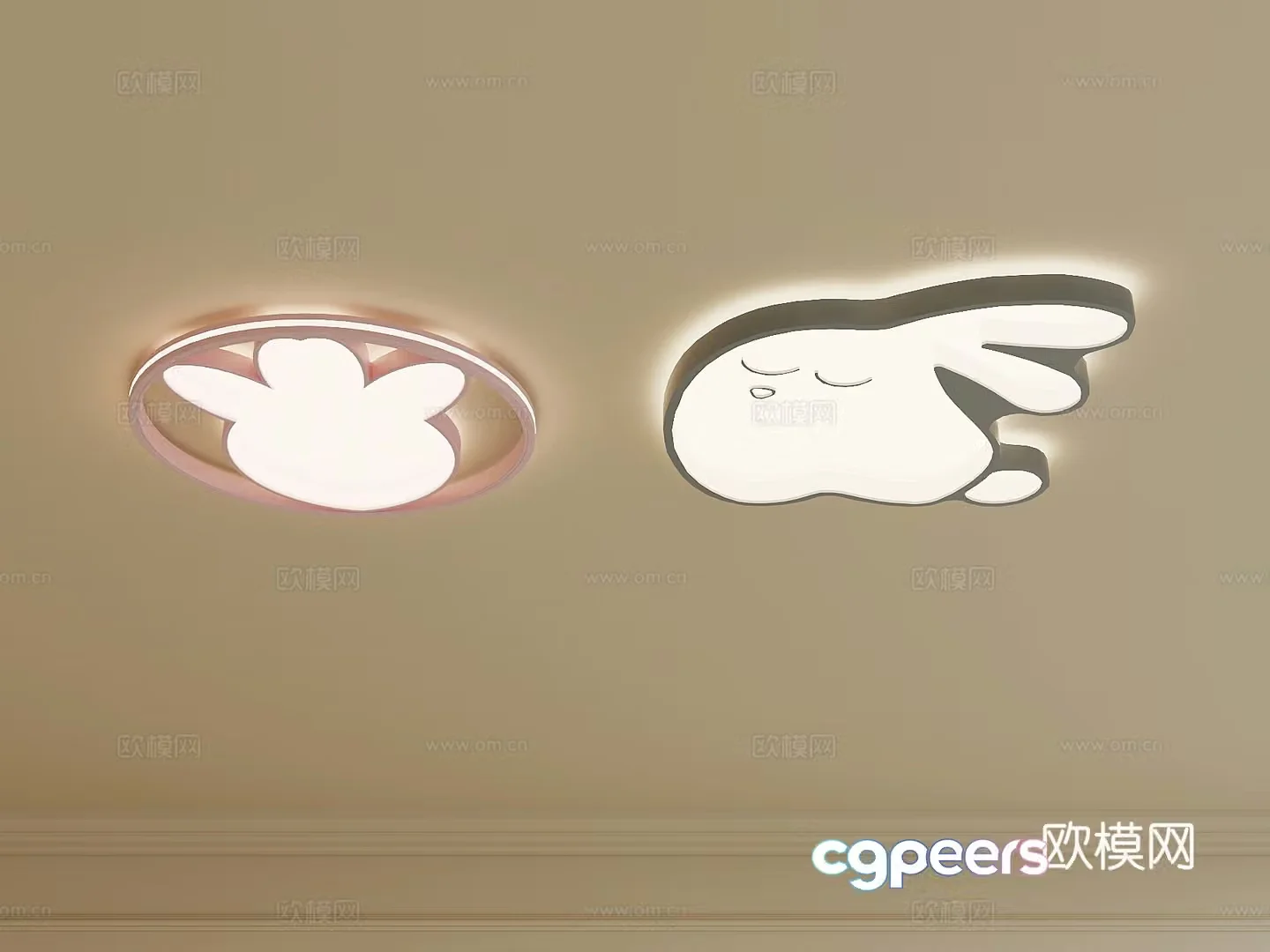 Modern ceiling light Children’s ceiling light 3d model